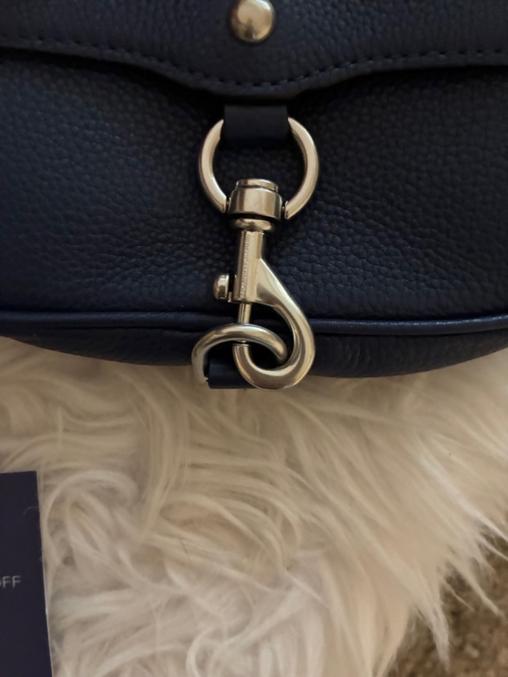 Rebecca Minkoff Blue Blythe Leather Belt Bag/Cross Body - Picture 6 of 16